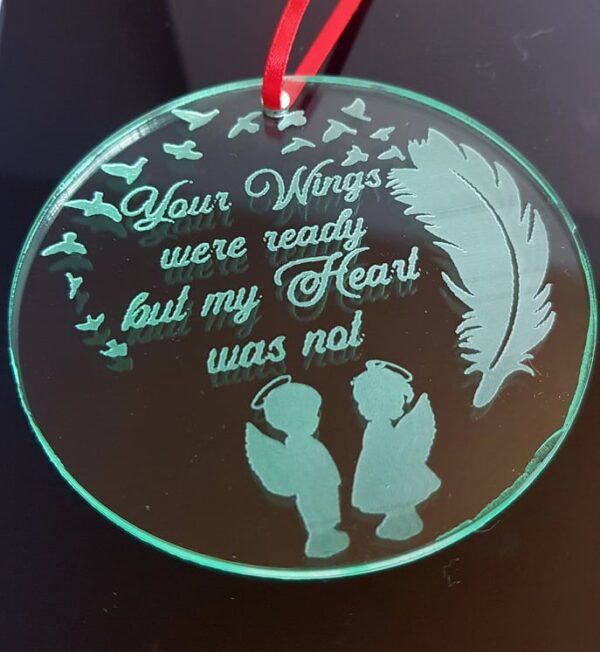 Personalised Memorial Ornament  (without stake) - Image 3