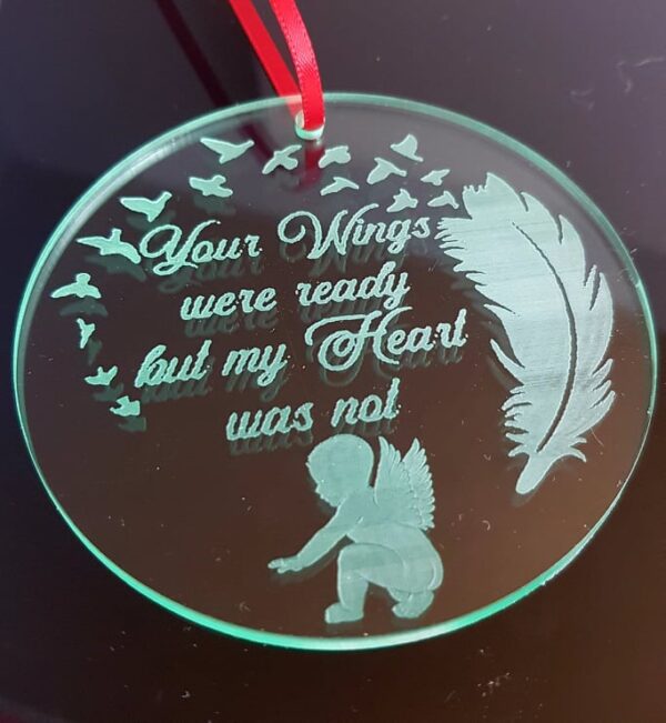 Personalised Memorial Ornament  (without stake) - Image 2