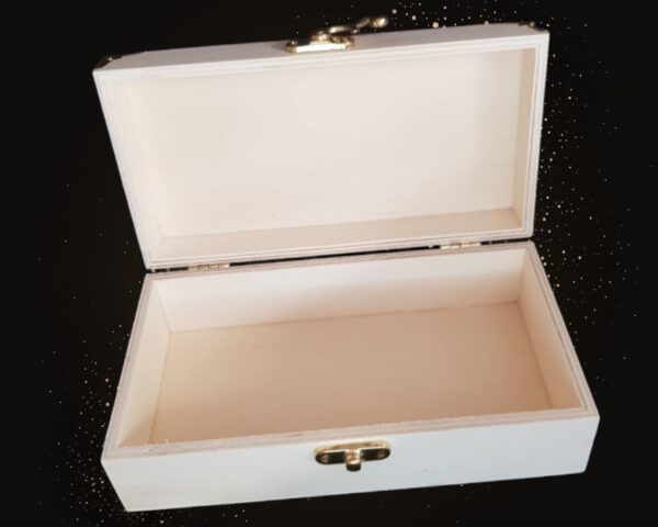 Rectangular Wooden Box "Triple Moon Goddess" Design - Image 5