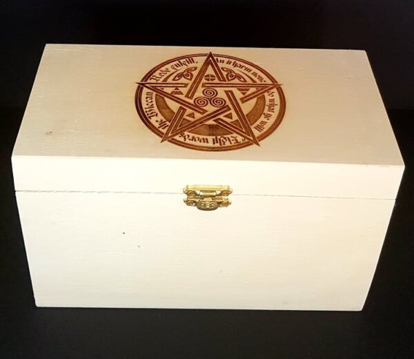 Deep Wooden Box "Witches" Designs