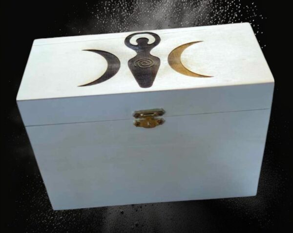Deep Wooden Box "Witches" Designs - Image 2