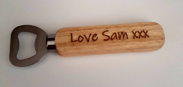 Personalised Laser Engraved Bottle Opener