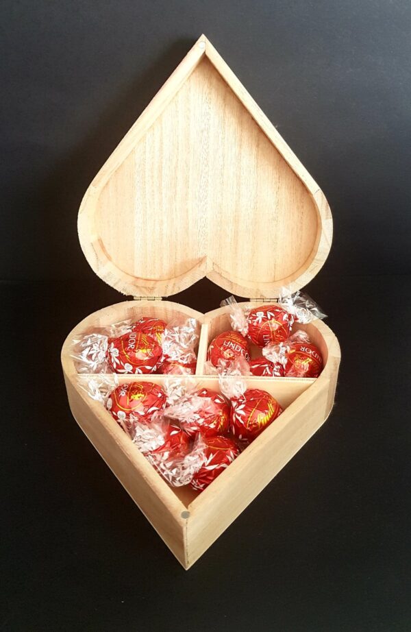 Mother's Day Personalised  Keepsake Wooden Heart Box - Image 2