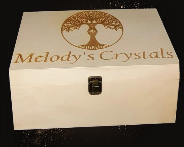 Personalised Large Wooden “Tree of Life” Design Crystal Box - Image 5