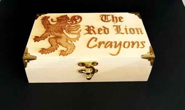 Crayon Boxes Engraved with your Design/Logo complete with Crayons