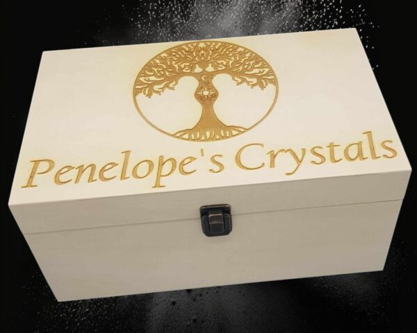 EXTRA LARGE Witches/Crystals Wooden Box - Image 2