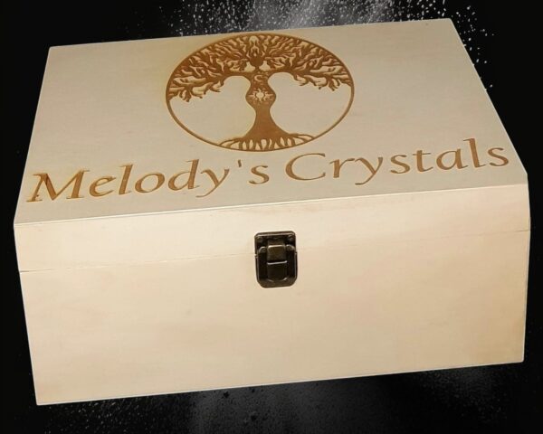 EXTRA LARGE Witches/Crystals Wooden Box