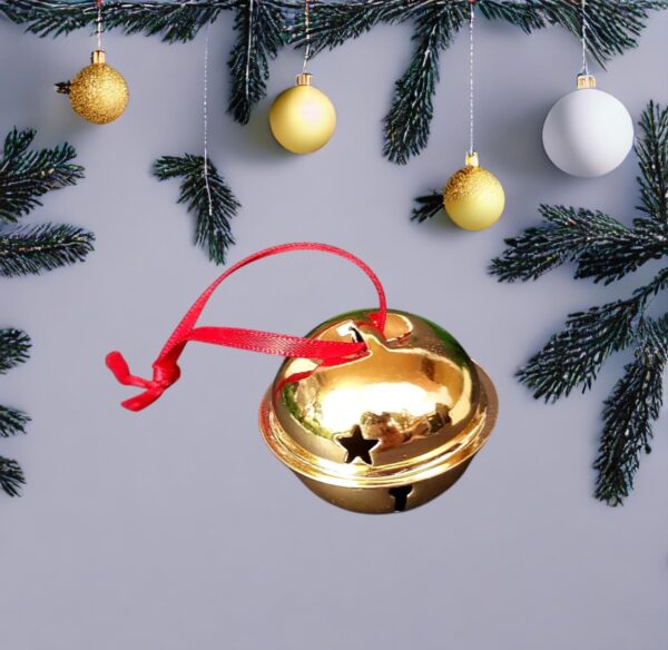 Christmas Jingle Bell with Personalised Wooden Box - Image 9