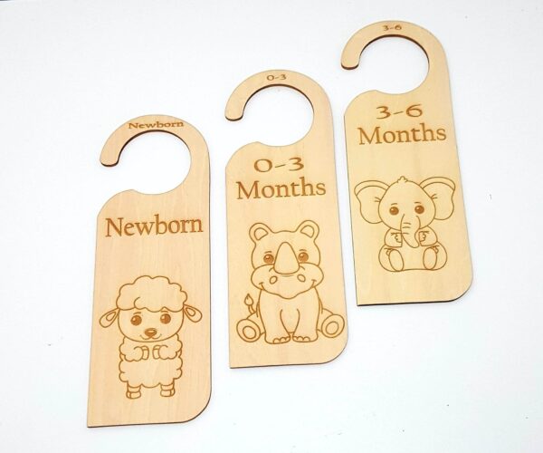 Set of 6 Cute Animal Baby Wardrobe Dividers - Image 2