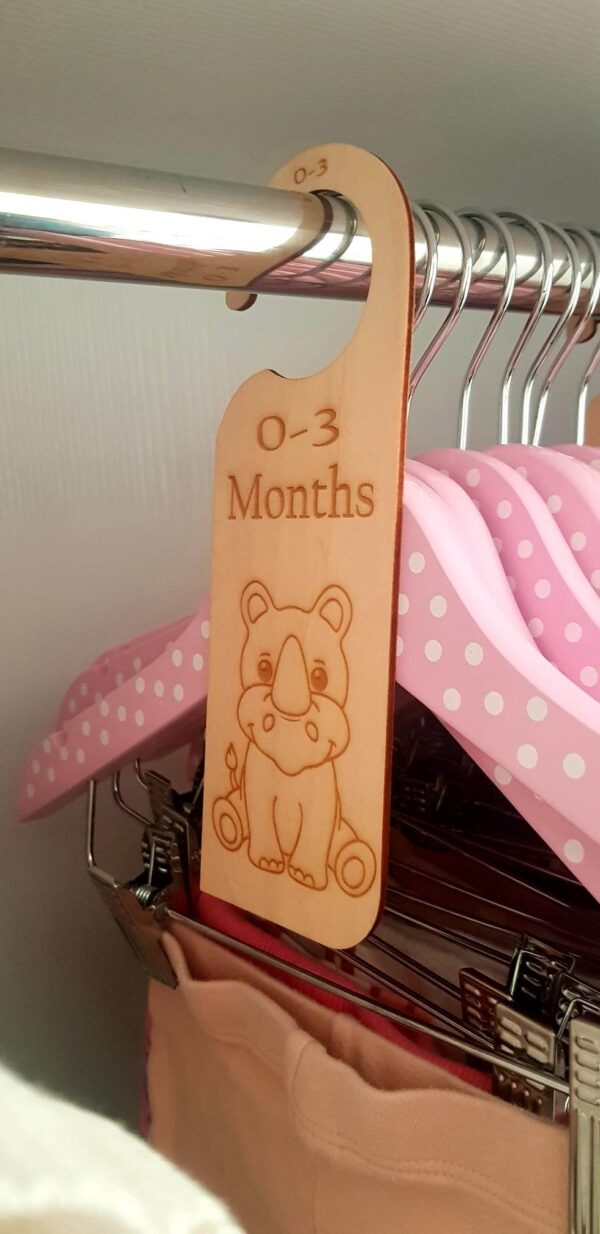 Set of 6 Cute Animal Baby Wardrobe Dividers - Image 7