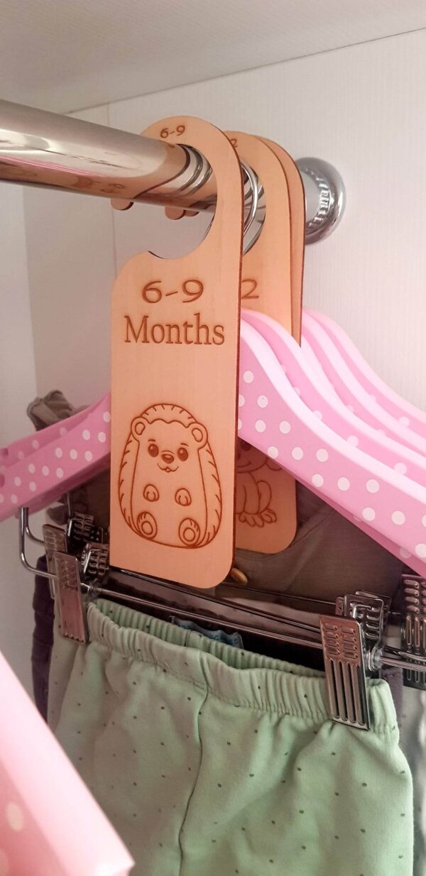 Set of 6 Cute Animal Baby Wardrobe Dividers - Image 6