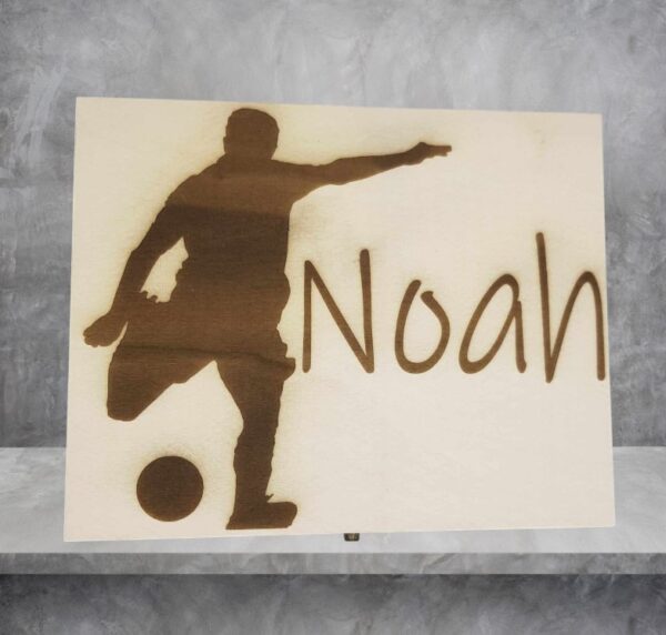 Personalised "Football" Design Wooden Box - Image 7