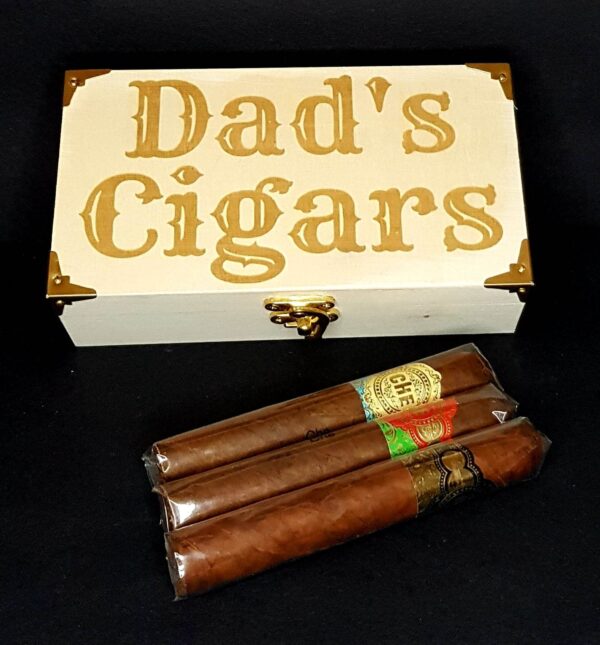 Personalised Wooden Cigar Box
