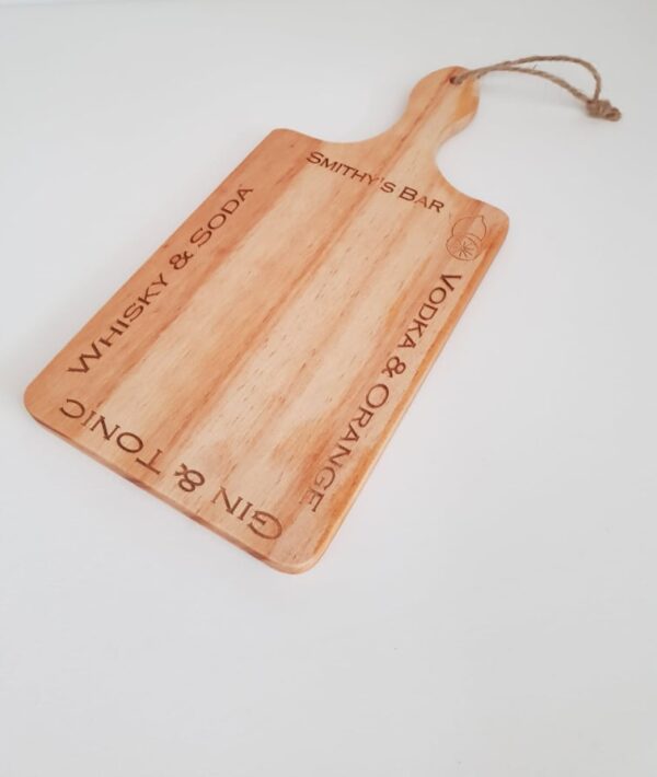 Personalised Small Chopping Board - Laser Engraved - Ideal for Cutting your Lemons & Limes! - Image 2